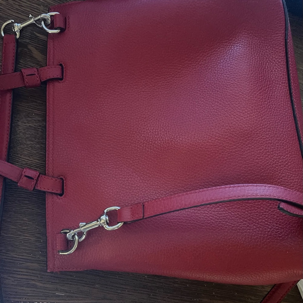 Gucci Bamboo Daily Top Handle Bag Leather Red - Picture 7 of 12